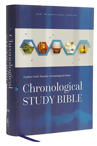 NIV Chronological Study Bible, Hardcover, Comfort Print - Chronologische Studienbibel in Hardcover, bietet eine einzigartige Perspektive auf biblische Ereignisse und ist ideal für tiefgehende Studien.