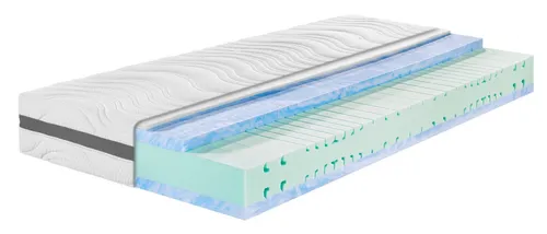 Badenia Trendline Gelschaummatratze BT 320 Plus Gel Active - 7-Zonen-Kaltschaummatratze mit ergonomischer Körperkonturanpassung, ideal für alle Schlafpositionen und Hausstauballergiker geeignet.