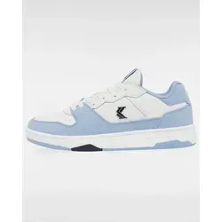 Karl Kani Sneaker 89 2K White/Blue 44,5 - Sportlicher Komfort - Sneaker für Herren mit Leder-Mesh-Obermaterial, inspiriert vom Basketball. Ideal für Sport und Freizeit, bietet hervorragenden Tragekomfort und vielseitige Kombinationsmöglichkeiten.