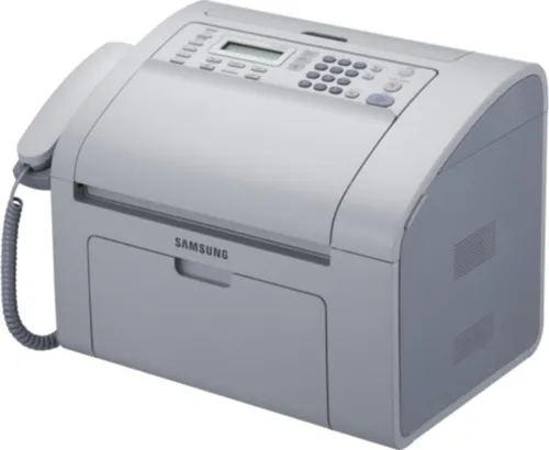 Samsung SF-760P Laser-Multifunktionsdrucker - Multifunktionsdrucker für Druck, Kopie, Scan und Fax, mit 1200 x 1200 DPI Auflösung und 20 Seiten pro Minute Druckgeschwindigkeit – ideal für effizientes Arbeiten im Büro.