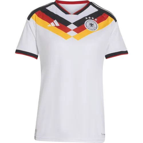 ADIDAS Damen Trikot Deutschland 2026 Replika Heim - Sportuniformen mit Climacool Technologie für optimale Kühlung und Feuchtigkeitsmanagement. Ideal für Fußballfans und Spieler, die Stil und Komfort schätzen.