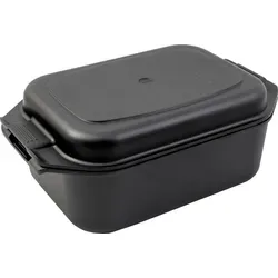 Kärcher Bräter 2in1 - Aluguss, 8,7 Liter, Induktion - Pfannen und Bräter in einem Set! Der Karcher 2-in-1 Bräter aus Aluguss ist induktionsgeeignet, spülmaschinenfest und backofenfest bis 260°C. Perfekt zum Braten, Frittieren und Gratinieren.