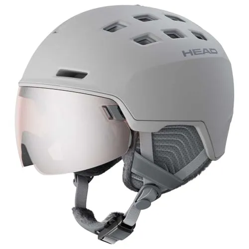Head Women's Rachel S2 VLT 20% Skihelm M/L grau - Robuster Skihelm mit integriertem Visier und BOA-Drehverschluss, ideal für Snowboard und Ski. Größe: 56-59 cm, Farbe: Grau. Entdecken Sie weitere Top-Angebote von Head bei Bergfreunde.de!