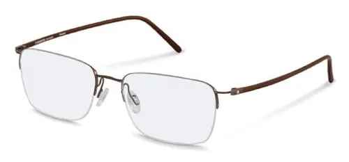 Rodenstock Brillengestell (Model R7051) für Herren, Quadratisch, gefertigt aus Titanium (inklusive Brillenetui)