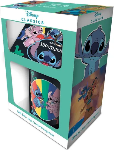 Lilo & Stitch (You're My Fave) Mug Coaster Keychain Gift Set