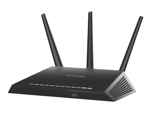 Netgear AC1900 Nighthawk Smart WLAN Router (R7000) - Router für extrem schnelle WLAN-Verbindungen bis zu 1900 Mbit/s, ideal für Gaming und Streaming mit 1-GHz-Dual-Core-Prozessor und umfassender WLAN-Abdeckung.