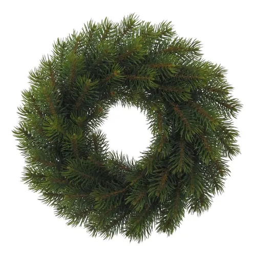Tannenkranz - 30cm - Nussknacker - hochwertig verarbeiteter Tannenkranz mit 76 Tipps für einen natürlichen, festlichen Look. Ideal als Türkranz, Tischdeko oder Wandschmuck, langlebig und pflegeleicht.