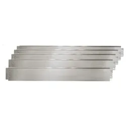 Rasenkante 40m 100x18cm verzinkt Beeteinfassung Beetumrandung Mähkante Metall Palisade