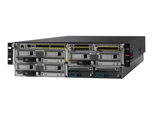 Cisco FPR-CH-9300-AC Firewall II - Kabelgebundenes Sicherheitsgerät mit 3U Rack-Formfaktor, 4 Lüftern und interner Stromversorgung. Ideal für Unternehmen, die hohe Sicherheitsstandards benötigen.