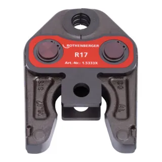 Rothenberger Pressbacke Standard R17 - Spezialgeräte-Zubehör mit DURA LAZR TEC Verfahren für höchste Langlebigkeit. Ideal für ROMAX 4000, 3000 AC und ECO, sorgt für präzise Verpressungen bei minimalem Verschleiß.
