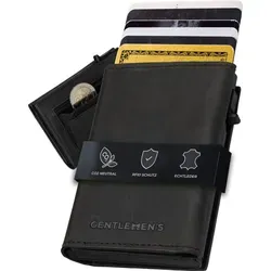 Gentlemen's Geldbörse Cardholder - Kreditkartenetui mit Münzfach, RFID-Schutz und edler Geschenkverpackung für Herren