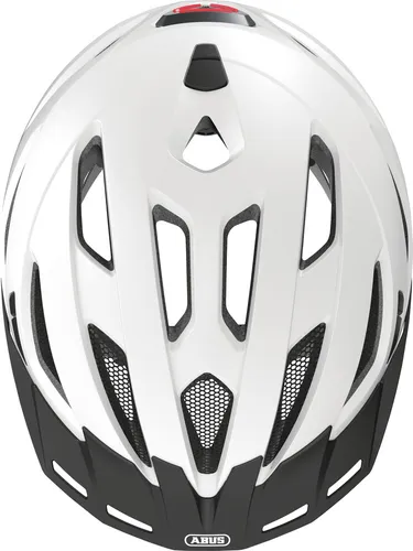 ABUS Stadthelm Urban-I 3.0 - Unisex Fahrradhelm mit Rücklicht und Magnetverschluss, ideal für Sicherheit und Sichtbarkeit beim Radfahren