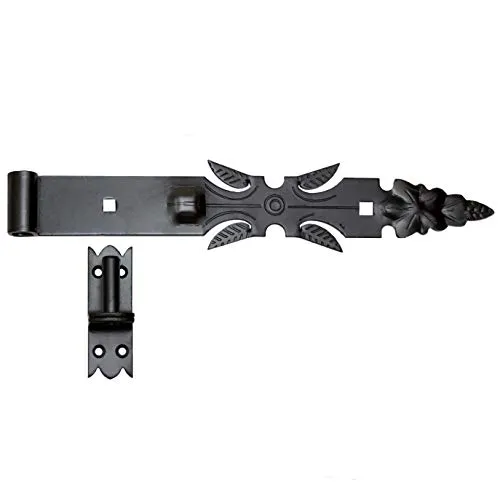 Ladenband Türband Türbänder Torbänder 400 mit 16 mm Dorn Schwarz Schmiedeeisen