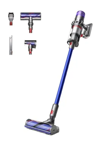 Dyson V11 Advanced Staubsauger - Nickel/Blau - Bürststaubsauger mit 60 % mehr Saugleistung als der V8, bis zu 60 Minuten Laufzeit und fortschrittlicher Filtration für 99,99 % der Partikel. Ideal für gründliche Reinigung.