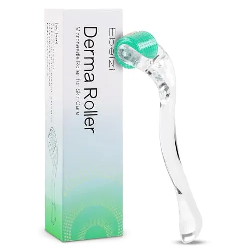 Derma Roller 192 Nadeln 1.0mm - Haarpflege & Styling - Effektives Mikronadel-System zur Faltenminderung und Narbenbeseitigung, ideal gegen Akne und Dehnungsstreifen.