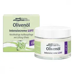 Olivenöl Intensivcreme Lift Lsf 30 - Medizinische Körperpflege mit LSF 30, spendet intensive Feuchtigkeit, mildert Falten und fördert den Kollagenaufbau für straffe, ebenmäßige Haut.