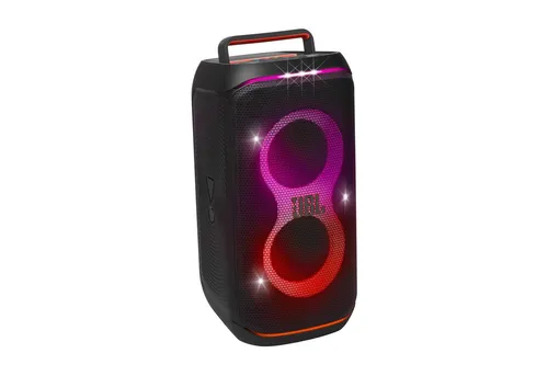JBL Partybox Stage 120 - Tragbarer Bluetooth-Lautsprecher mit 12h Akkulaufzeit, KI-Sound-Boost und Lichtshow für unvergessliche Partys