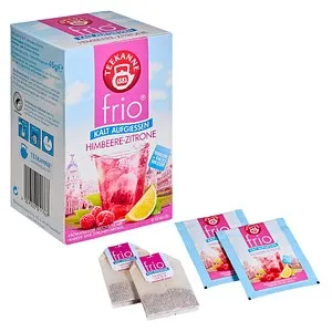 Teekanne frio Himbeere-Zitrone - Fruchtiger Tee mit frischem Himbeer-Zitronen-Geschmack, ideal für eine erfrischende Auszeit. Perfekt für Teeliebhaber und Genießer!