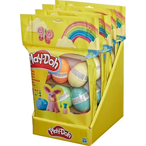 Play-Doh Bunte Eier - 9 Farben für kreatives Spiel - 9 farbenfrohe Play-Doh Eier (je 56 g) für kreative Ideen und als ideales Ostergeschenk. Sicheres Spielvergnügen für Kinder ab 3 Jahren, perfekt für die Ei-Suche oder als Mitbringsel auf Partys.