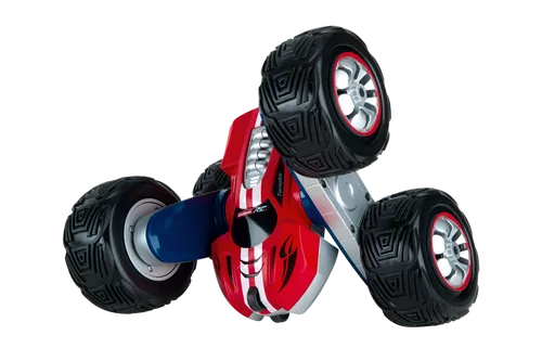 Carrera Turnator RC Fahrzeug - 360 Flip-Action, bis zu 20 km/h, spritzwassergeschützt, ideal für Abenteuer ab 6 Jahren