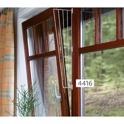 Kippfenster-Schutzgitter - seitliches Metallgitter, pulverbeschichtet, sicher und vielseitig montierbar