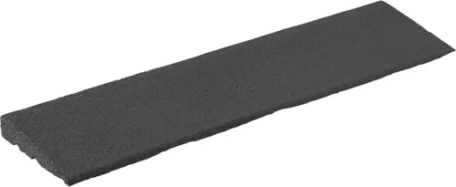 KiGa-Bordsteinrampe terrasoft 100 x 25 x 0,7/4,5 cm schwarz - Rampen aus hochwertigem Gummi, ideal für barrierefreien Zugang und Sicherheit im Kindergarten.