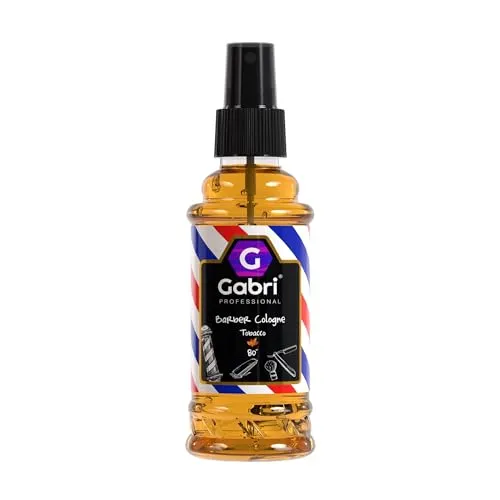 Gabri Barber Cologne | After Shave Spray für Männer | Rasur Duftwasser Aromatisch-Intensiv | Barber Eau de Cologne mit praktischen Pump-Spender | Turkish Cologne (No8 Tobacco, 150 ml (1er Pack))