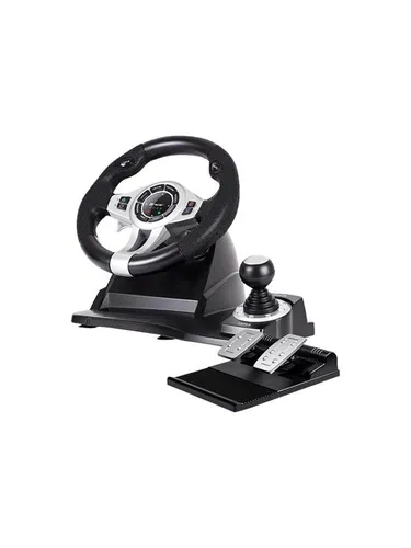 Tracer Roadster 4 in 1 Lenkrad für PC/PS3/PS4/Xone - Gaming-Lenkrad mit 270-Grad-Rotationswinkel, Ganghebel und 2-Pedalset für ein realistisches Rennspiel-Erlebnis auf mehreren Plattformen.