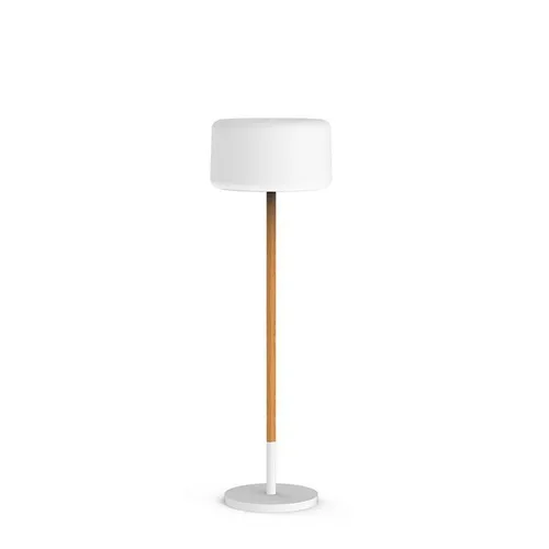 NewGarden CHLOE PLANT WOOD LED Solar Stehlampe - Standleuchte für Außen mit variabler Höhe, witterungsbeständig und solarbetrieben. RGB-Farben für individuelle Beleuchtung, ideal für Garten, Balkon oder Terrasse.