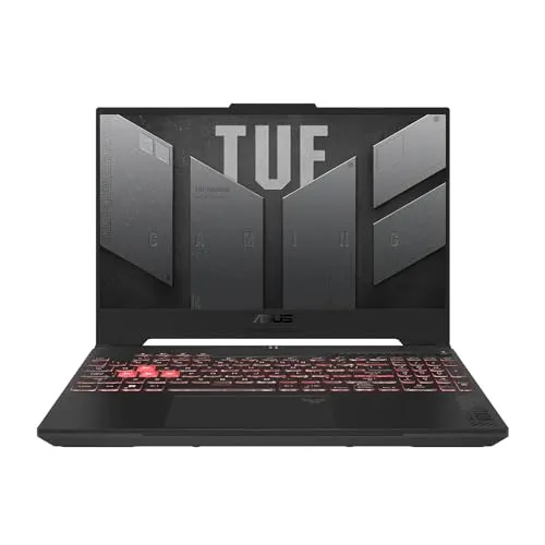 ASUS TUF A15 | 15,6" FHD 144Hz | AMD Ryzen 7 7435HS | RAM: 16GB (DDR5) | SSD: 1TB | NVIDIA RTX 4050 | beleuchtete RGB Tastatur | Windows 11 Pro | Office 2024 Pro #mit Notebooktasche