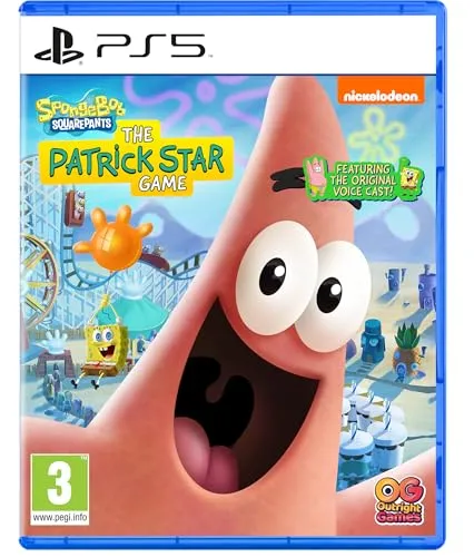 BANDAI NAMCO Entertainment SpongeBob SquarePants™: The Patrick Star Game (PS5) - Spiele für PlayStation 5, erlebe urkomisches Chaos in der offenen Welt von Bikini Bottom und schalte klassische Patrick-Outfits mit verrückten Stunts frei!