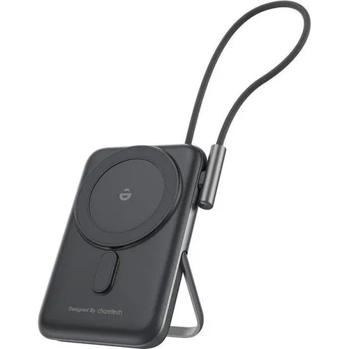 Choetech Magnetische Powerbank 10000mAh 20W PD - Powerbank mit 10000 mAh, magnetischer Funktion und 20W PD-Schnellladung. Ideal für Reisen und den Alltag, sorgt sie für sicheres und bequemes Laden aller Geräte.