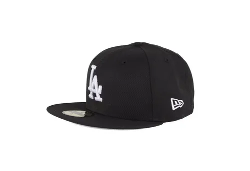 New Era 59Fiftys Cap - LA DODGERS - Black-White - Baseball Cap für Fans der LA DODGERS, hochwertige Verarbeitung mit feuchtigkeitabsorbierendem Schweißband und perfekter Passform.