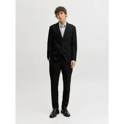 JACK & JONES Herren jprfranco Suit nos Business Anzug Set, Schwarz, 48 EU - Eleganter Anzug aus strapazierfähigem Twill mit klassischem Muster, ideal für formelle Anlässe. Beinhaltet einen einreihigen Blazer und maßgeschneiderte Hose. Perfekt für Herren, die Stil und Komfort schätzen.