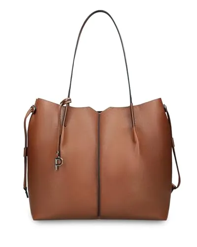 Picard Damen Shopper Onigiri | Elegante Handtasche aus Echtleder mit herausnehmbarer Clutch (Cognac, OneSize) - STILVOLLER DAMEN SHOPPER: Der Onigiri Shopper kombiniert elegantes Design mit praktischer Funktionalität. Hochwertiges Echtleder und eine herausnehmbare Clutch bieten Organisation und Stil für Business und Freizeit. Ideal für jeden Tag!