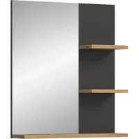 Spiegel Canower See, grau, 63x73 cm - Badspiegel mit moderner Ästhetik und großzügiger Reflexionsfläche, ideal für Ihr Badezimmer. Hochwertige Materialien sorgen für Langlebigkeit. Jetzt 10€ Willkommens-Gutschein sichern!
