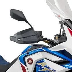 Givi EH Windabweiser für Motorräder - Windabweiser aus getöntem Plexiglas oder schwarzem Kunststoff, optimiert für den serienmäßigen Handschutz und ideal für verbesserten Fahrkomfort.