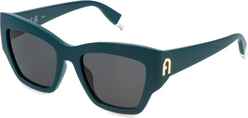 Furla SFU891 Petrolio pieno lucido 54/20/140 Damen Sonnenbrillen