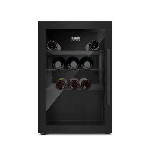 Caso Getränke- und Dosenkühler 703 BBQ Cooler Black S-L schwarz - Weinkühlschränke mit 63 l Nutzinhalt, hochwertigem Edelstahlgehäuse und spritzwassergeschützter Bauweise - perfekt für überdachte Terrassen und Grillevents.