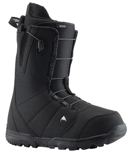 Burton Herren Moto Snowboard Boot Schwarz 41.5 - Snowboard-Boots mit Speed ZoneTM Lacing System und neuem ImprintTM 1+ Liner für optimalen Komfort und Passform. Perfekt für alle Snowboard-Enthusiasten!