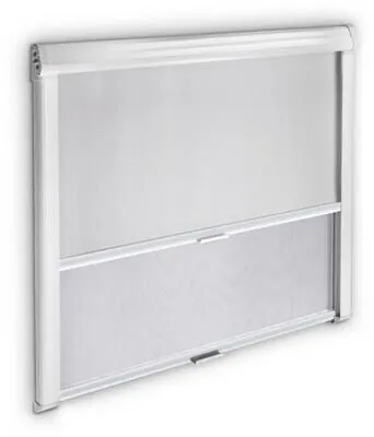 Dometic Rastrollo 3000 weiß - Caravan-Zubehör mit effektiver Verdunkelung und Insektenschutz, ideal für rahmenlose Fenster. Superschlanke Ausführung für optimale Passform und ausgezeichnete Isolierung.