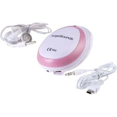 AngelSounds Fetal Doppler - Fetal Herzschlag Monitor - Eltern, Babyzimmer, Babysicherheit, Babyphone – Überwachen Sie den Herzschlag Ihres Babys einfach und sicher mit dem AngelSounds Fetal Doppler.