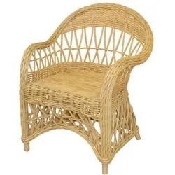 Rattansessel Sylt von Möbel Direkt Online - Weiteres Bad-Zubehör, handgeflochtener Rattansessel in 4 trendigen Farben, ideal für stilvolle Akzente im Badezimmer.