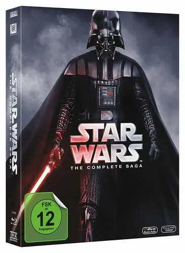 Star Wars: The Complete Saga [9 Blu-rays] - Collector's Edition der Kult-Sci-Fi-Serie, umfasst alle Episoden in hochwertiger Blu-ray-Qualität - ein Muss für jeden Fan!