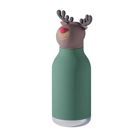 Asobu - Bestie Reindeer - 460 ml Insulated Bottle with Straw Asobu 842591054822
