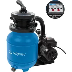 Miganeo Sandfilteranlage Dynamic 7000 Speed Clean | blau | 6,3 m3/h Leistung
