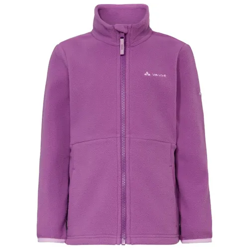 Vaude Kid's Pulex Jacket II - Fleecejacke für Kinder - Warme lila Fleecejacke für Kinder in Größe 92, ideal für Freizeitaktivitäten. Stretchmaterial und PFC-/PFAS-frei für hohen Tragekomfort. Entdecken Sie weitere Vaude Produkte bei Bergfreunde.de!