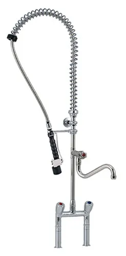KBS Knebel-Geschirrwaschbrause mit Schwenkhahn - Automatisierungstechnik: Hochwertige Geschirrwaschbrause mit LOW-FLOW Technologie für maximale Effizienz und Kosteneinsparungen. Ideal für professionelle Küchen.