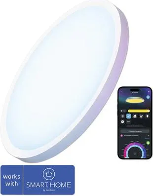 GOVEE H80A1 Smart Deckenleuchte RGBWW + RGBIC, 2400 lm - Gestalten Sie Ihre Räume mit der GOVEE H80A1 Deckenleuchte in lebendigen Farben. Mit anpassbarer Helligkeit und über 70 Szenenmodi für individuelle Lichtstimmungen – ideal für jeden Anlass.