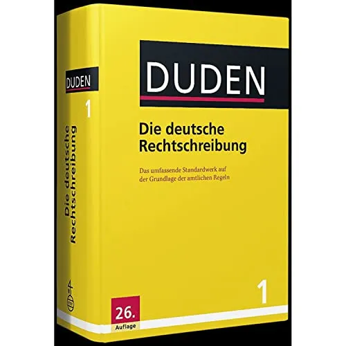 Duden: Die deutsche Rechtschreibung, Band 1 - Das umfassende Standardwerk auf der Grundlage der amtlichen Regeln (28. Auflage) (Duden - Deutsche Sprache in 12 Bänden)